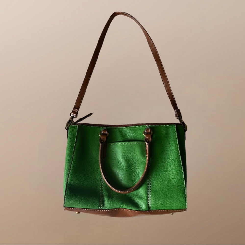 Vintage Leather Tote Bag